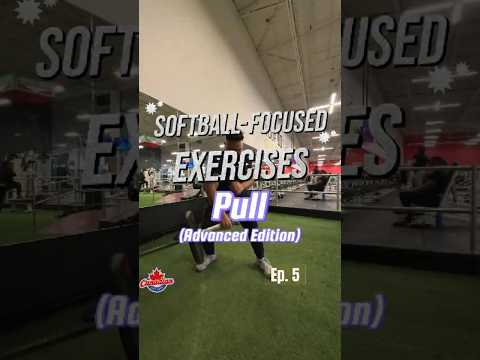 Pull Exercises for Softball Players (Advanced) - EP 5 #baseball #softball #mlb #fitness #gym