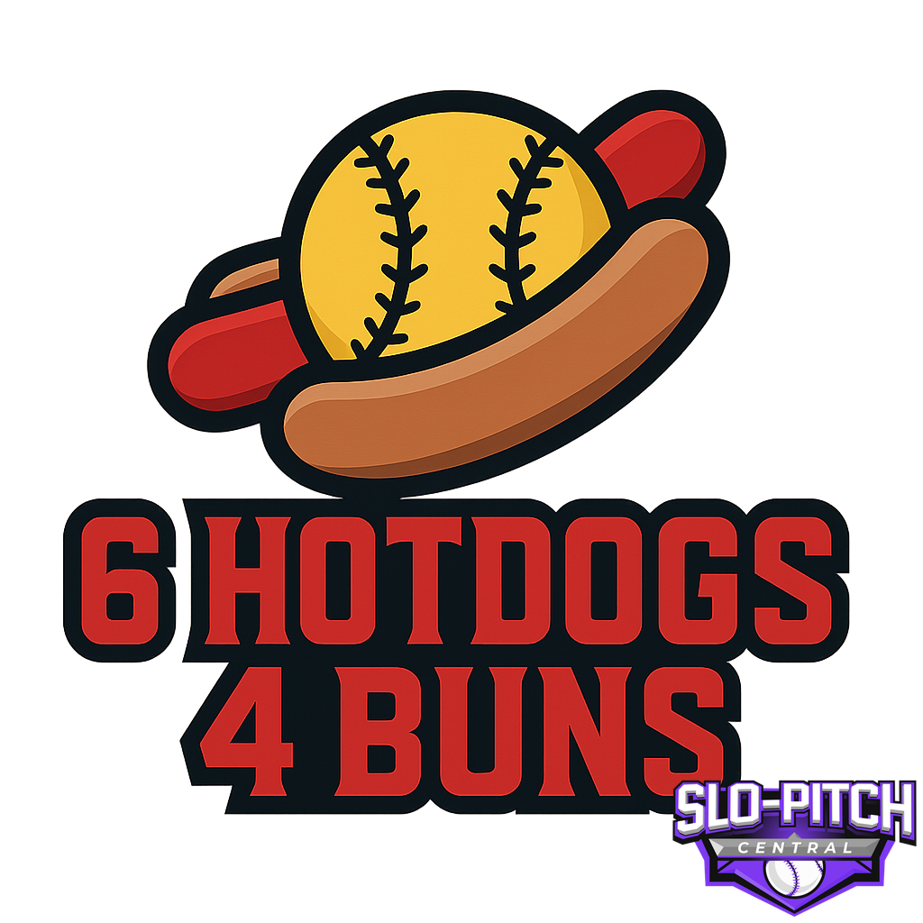 6 hotdogs 4 buns logo idea 1