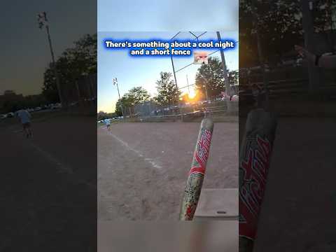 When the swing feels just right and the vibes are immaculate #pov #softball #homerun #bombs #victus