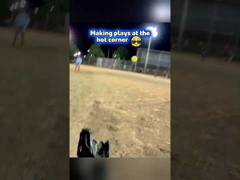 Making plays at the hot corner #pov #softball #defense #thirdbase