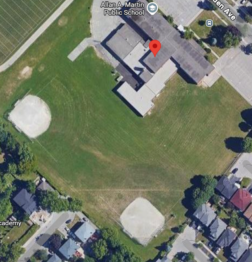 Allan A. Martin Public School Ball Diamonds