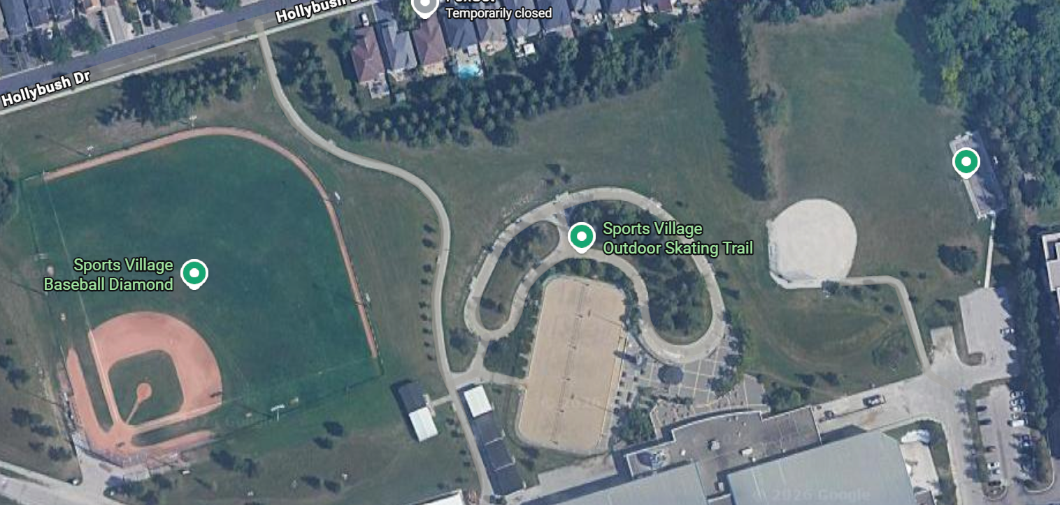 Sports Village Baseball Diamonds