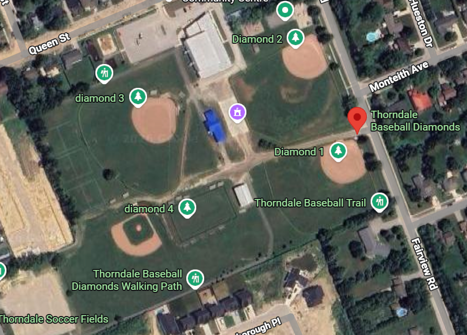 Thorndale Baseball Diamonds
