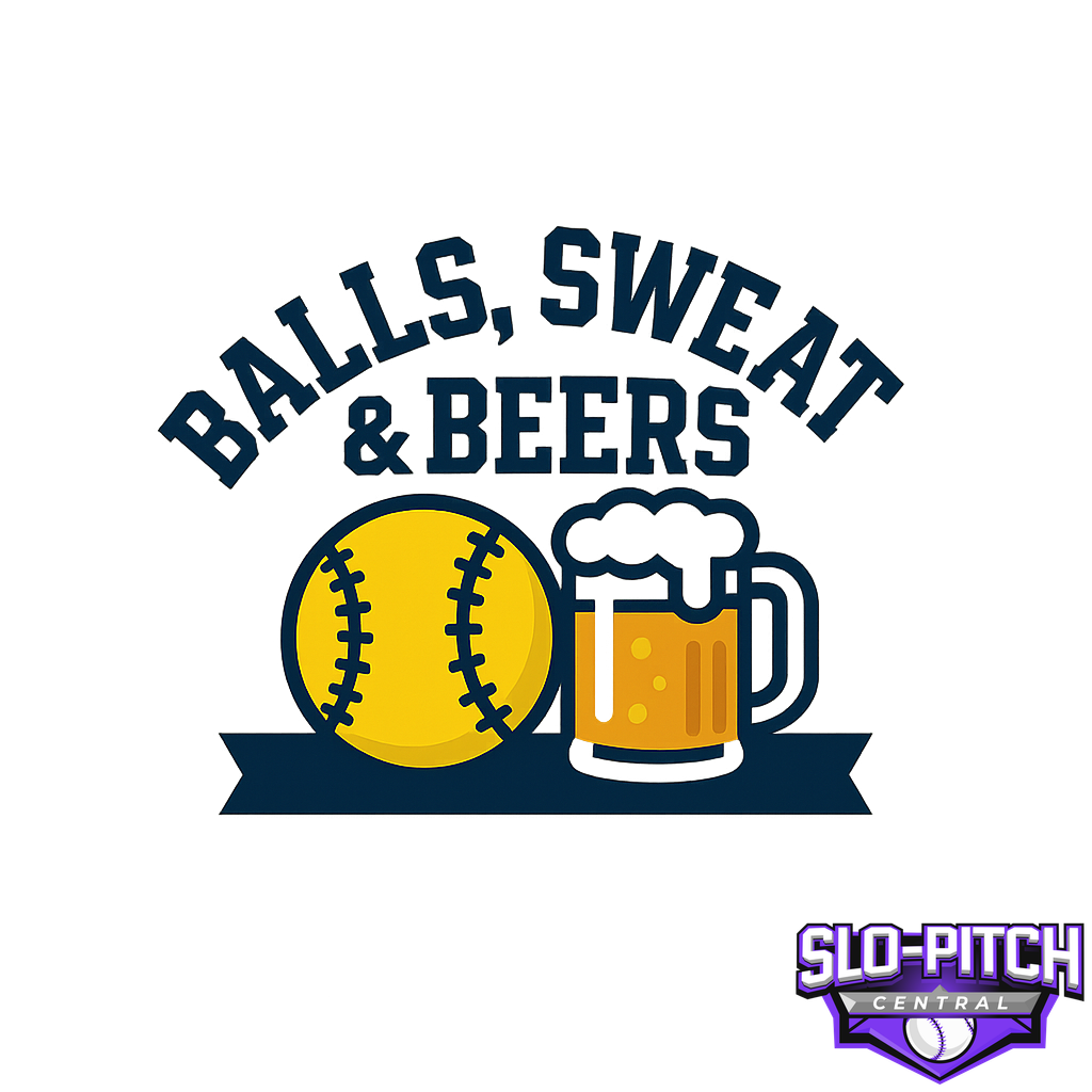 Balls, Sweat & Beers logo idea 1